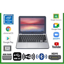 Pre-Owned Chromebook Asus C202SA-11.6" Intel Celeron N3060 - 4GB Ram 16GB SSD -Chrome OS
