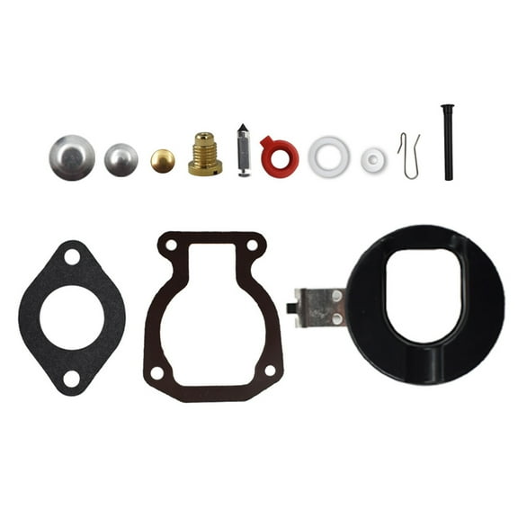 EPOTOOR Carburetor Carb Repair Kit with Float Replacement for Johnson 9.9 HP 15 HP 1974-1988 398453