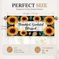 thumbnail image 4 of AshasdS Sunflower Thankful Grateful Blessed Window Valance Farmhouse Curtain Valance Autumn Kitchen Home Decor, 4 of 5