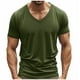 thumbnail image 2 of pstuiky Camisa de manga corta para hombre, Camiseta informal para hombre para correr, hacer ejercicio y fitness, holgada, con cuello redondo y manga corta. camisas casuales para hombre xxl, 2 of 9