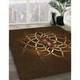 thumbnail image 3 of Ahgly Company Machine Washable Indoor Rectangle Transitional Saddle Brown Area Rugs, 8' x 10', 3 of 7