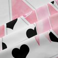 thumbnail image 5 of Manfei Pink ABC Print A Blackout Curtains,Cute Coquette Bowknot Window Curtains Pack of 2 (38x45 Each), 5 of 6