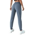 thumbnail image 3 of Rosvigor Joggers for Women Elastic Waist Sweatpants Tapered Pants Workout Lounge Trousers with Pockets, 3 of 7