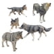 thumbnail image 3 of Wolf Animal Model Animal Zoo Farm Model Toy Para Educación+Juego De 6 Piezas De De Chimpancé Realistas Para A Partir De 3 Años CUTICAT none, 3 of 8