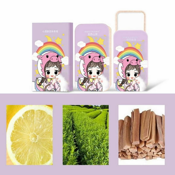 SIfdSeng Small Fresh Solid Ointment Lasting Fragrance Natural Fragrance Pocket Perfume Portable Perfume for Girls Lasting Fragrance Car Fragrance Women Perfume Sets Ladies Perfume