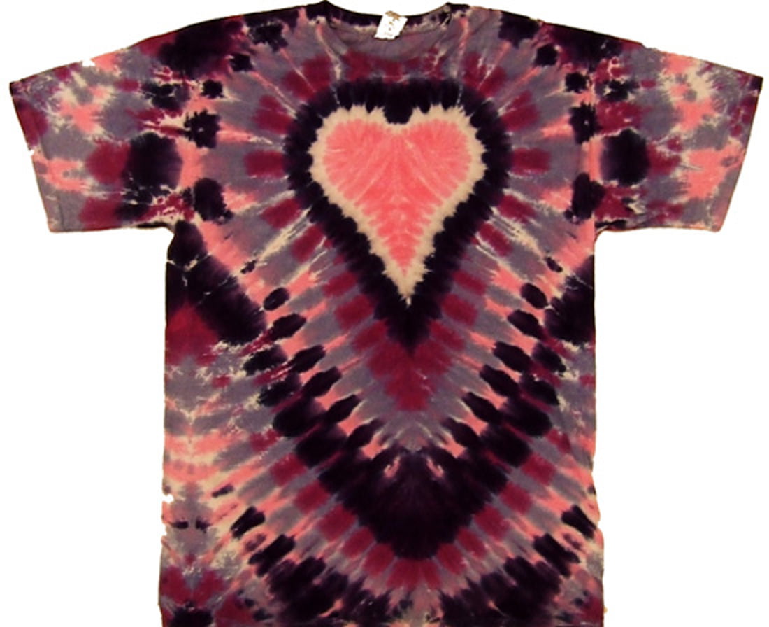 pink and red tie dye shirt