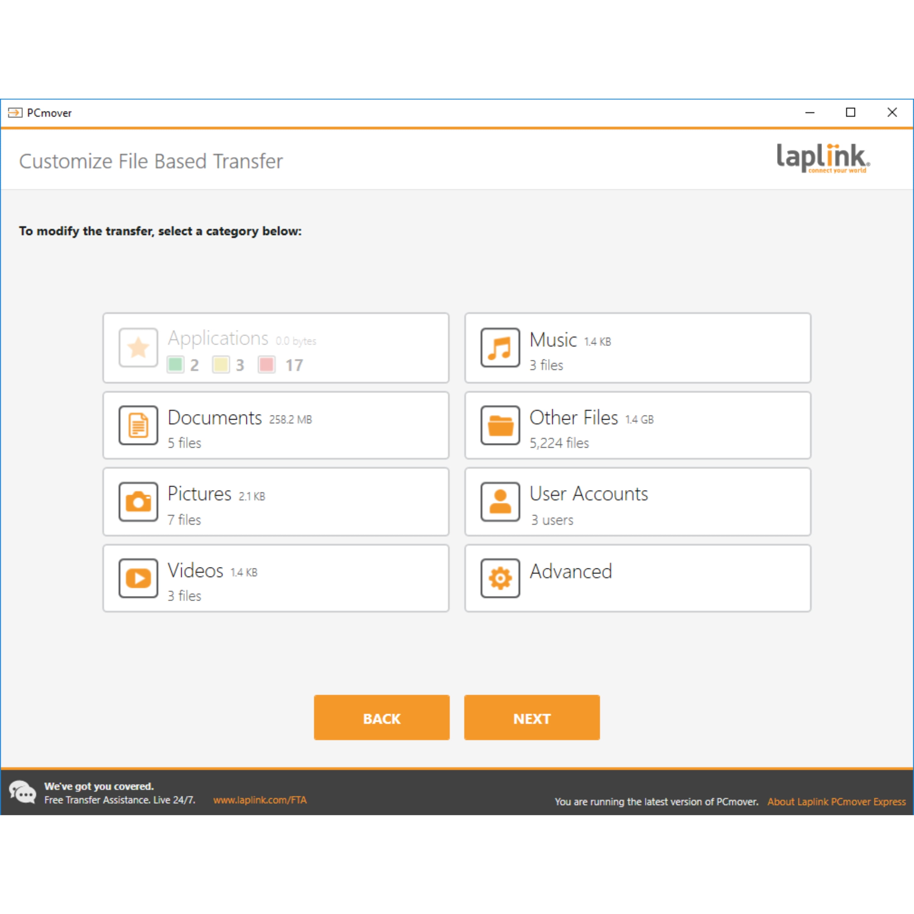Laplink PCmover Express 11 - 1 Use [Digital Download]