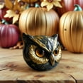thumbnail image 5 of Owl Sculpture, Elegant Modern Home Decor Figurine with Handcrafted Smooth Polished Texture, Gifts for Animal Lovers Women Men(Resin Material), 5 of 5
