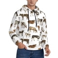 thumbnail image 2 of Salouo Cow Pattern Men's Fall Hoodie Sweatshirt,Sport Hoodie with Pockets for Men Pullover Casual Hooded Sweatshirt-3X-Large, 2 of 7