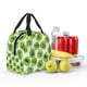 thumbnail image 5 of Fotbe Green Kiwi Bolsa Térmica con Estampado y Forro de Aluminio Grueso Bolsa de Almuerzo con Bolsillo Frontal para Hombres y Mujeres, Ideal para Trabajo, Escuela, 5 of 8