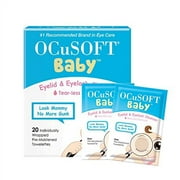 Ocusoft Baby Eyelid and Eyelash Cleanser Pre-Moistened Towelettes - 20 Ea 3 Pack