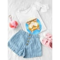 thumbnail image 3 of Upside Down Cat T-Shirt Toddler -Kayomi Harai Designs,  3 Toddler, 3 of 4