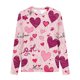 thumbnail image 3 of Blusas y camisas de manga larga con cuello redondo Camisas con estampados de manga larga Cuello redondo lindo Blusas casuales elegantes Ropa Camisas de cuello redondo Niña Top de poliéster, 3 of 4