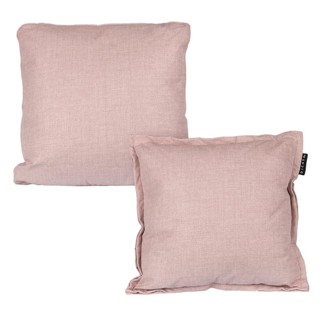 Set de 2 Cojines Kappa Zita Rosa (1 Cuadrado + 1 Cuadrado Grande)