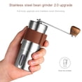 thumbnail image 2 of Molinillo de café manual, molinillo de café manual, molinillo de granos, mini molinillo de café portátil con ajustes ajustables, acero inoxidable, 2 of 5