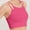 Hot Pink, variant on Great Gifts for Less Ofreoo Woman's Solid Color Backless Yoga Clothes Ventilate Sport Bras Without Steel Rim