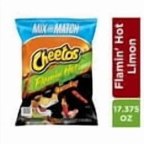 Cheetos Flamin' Hot Limón Crunchy Cheese Flavored Snacks, 17.375