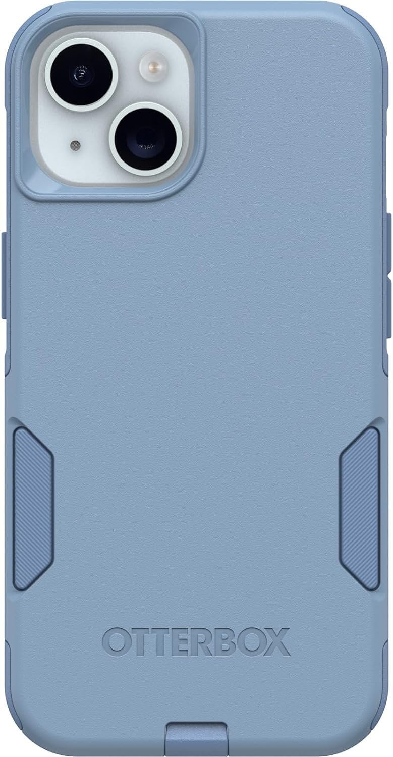 OtterBox iPhone 15, iPhone 14, & iPhone 13 Only - Commuter Series Case - Crisp Denim Blue - Slim & Tough - Pocket-Friendly - with Port Protection - Non-Retail Packaging