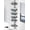 Tension Caddy 6-Tier(Black), variant on Corner Shower Organizer, 6-Tier Tension Pole Shower Caddy, Black Floor Standing Corner Shelf for Shower 25-114.2 inch, Waterproof and Rustproof