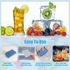 thumbnail image 3 of Bandejas Para Cubitos de Hielo, Molde para Cubitos Silicona, 3 PCS Moldes para Cubitos de Hielo con Tapa, Bandeja de Hielo Ice Mold sin BPA, para Cubitos, Cócteles, Whisky (ASX), 3 of 4