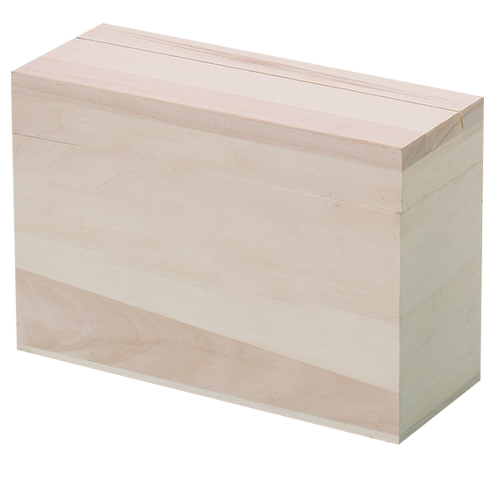 NUOLUX Recipe Card Holder Box Wooden Storage Box Versatile Recipe Card
