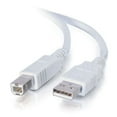 thumbnail image 1 of 2m USB 2.0 A/B Cable - White, 1 of 4
