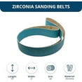 thumbnail image 3 of Benchmark Abrasives 2" x 72" Metal Grinding Zirconia Sanding Belts for Back stand Belt Grinders, Knife Belt Sanders, Benchstand Grinders Sanding Belt (6 Pack) - 40 Grit, 3 of 3