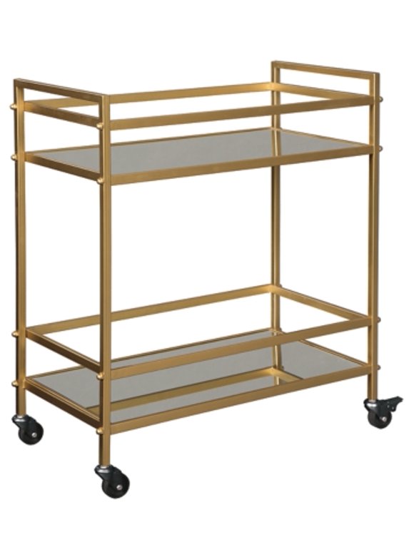 Gold Bar Carts in Bar Carts