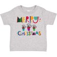thumbnail image 3 of Inktastic Merry Christmas Holiday Gift Boys or Girls Toddler T-Shirt, 3 of 5