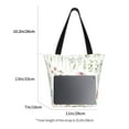 thumbnail image 3 of Rocae Wildflower Watercolor 2 for Shoulder Bags for Women Tote Bag for Women with Zipper Closure, 3 of 6