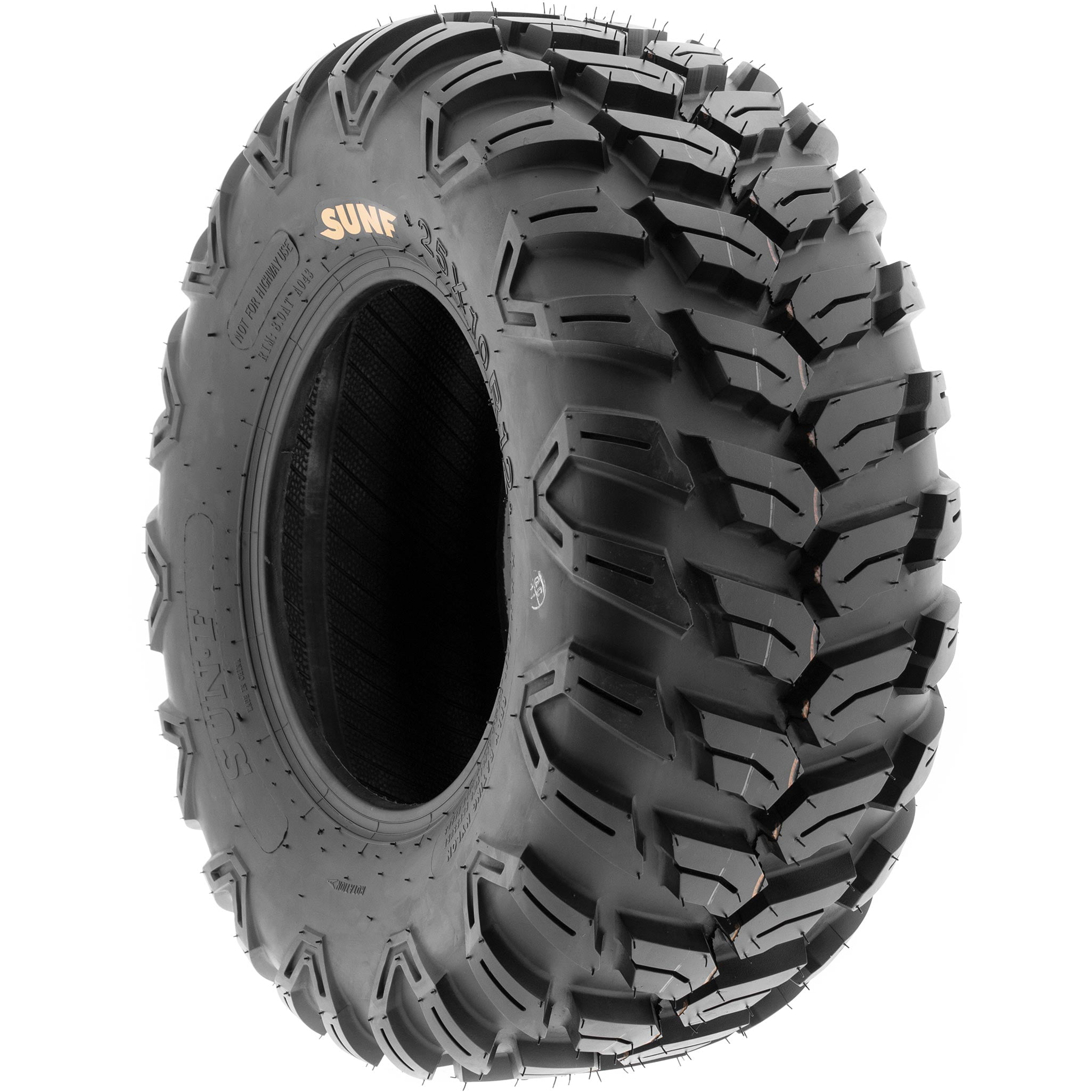 SunF ATV/UTV Tires A043 all-terrain off-road 6PR TL, 26x9R12, Set