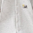 thumbnail image 4 of CAUYDY Preemie Boys Bodysuit Baby Clothes 3 6 9 Months 1T 2T Newborn Long Sleeve Romper Fall Winter Infant Boy Pajamas Toddler Sleepers Grey for Sizes 6-9 Months, 4 of 4