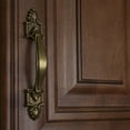 thumbnail image 4 of GlideRite 3.50 in. Center Rustic Cabinet Pulls, Antique Brass, Pack of 10, 4 of 5