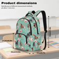 thumbnail image 6 of Yuyamidu Green Horse Floral 4Pcs School Backpack Set for Girls Boys 3rd-5th Grade Kids Bookbag Bundle with Lunch Bag Pencil Case Water Bottle Bag for Elementary Students, 6 of 7