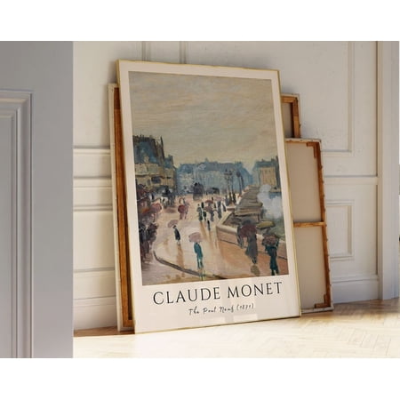 The Pont Neuf 1871 Wall Art Print, Unframed Paper Poster 8x10in