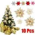 thumbnail image 3 of 10Pcs Christmas Flower Artificial Dlower Wreath Christmas Tree Decoration Party, 3 of 4
