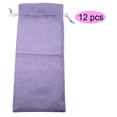 thumbnail image 2 of Juego de 12 fundas decorativas con cordón para champán, para guardar y regalar con elegancia, bolsas de vino de lino violeta claro, 2 of 8