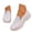 White, variant on Breathable Mesh Solid Women's Casual Shoes Everyday Comfort Lightweight Appeal Summer Walking -On Flat Sandals