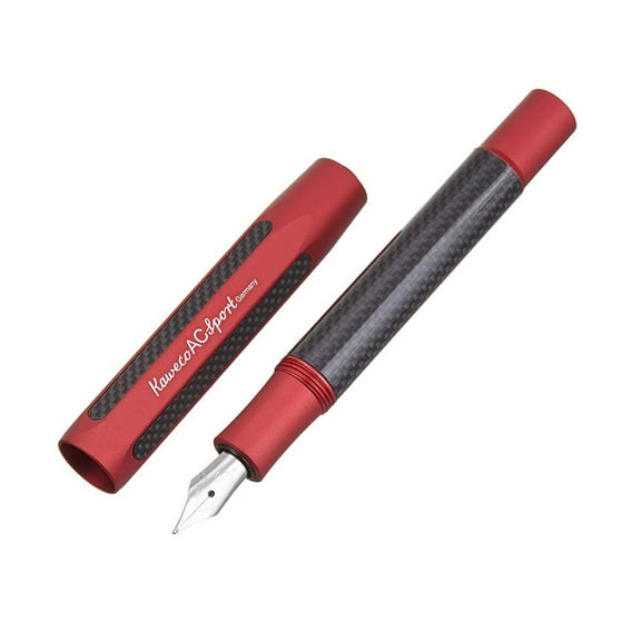 Kaweco 10000358 AC Sport Fountain Pen, Red, Medium