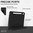 thumbnail image 2 of Dteck Case for Samsung Galaxy Tab S7 FE 2021 12.4 inch/Tab S7+ Plus 12.4 inch 2020, Lightweight EVA Kids Shock Proof Convertible Handle Stand Protective Cover - Black, 2 of 5