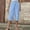 Light Blue#05, variant on Yteetum Capris for Women with Pockets Summer Elastic Waist Button Lounge Capri Pants Womens Casual Solid Loose Fits Lightweight Comfy Cropped Pants