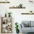 thumbnail image 6 of Floating Shelves, Set of 3 Wall Shelves (Multiple Sizes & Colors) by Icona Bay, 6 of 7