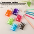 thumbnail image 3 of BAZIC Pencil Sharpener Dual Blades w/ Lid & Receptacle, Total 24-Count, 3 of 7