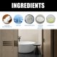 thumbnail image 4 of Fiudx Limpiador de Espuma para Baño, Potente Efecto Descontaminante, Elimina Sarro de Jabón, Incluye Esponja y Toalla, Limpieza Diaria Del Baño, Fácil de Usar, Tamaño de 120 Ml, 4 of 7