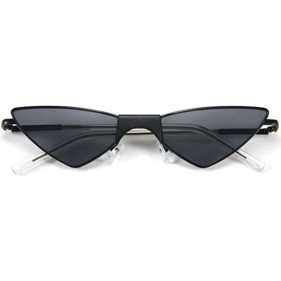 FEISEDY Small Cat Eye Sunglasses Women PUNK Party Metal ROCK Candy Color Glasses B2721