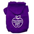 thumbnail image 1 of Teachers Pet Screen Print Pet Hoodies Purple Size Xl (16), 1 of 1