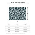 thumbnail image 5 of Yiaed Angry Shark Print Blanket Throw Blanket Soft Cozy Flannel Blanket for Home Bed Sofa Couch Chair-60"x50", 5 of 6