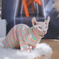 thumbnail image 6 of UOSIA Cat Clothes, Stretchy Cat Shirt, Cat Sweater with Sleeves, Sphynx Cat Clothes, 6 of 6