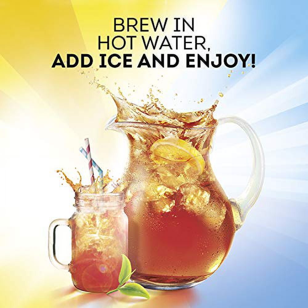 Lipton Southernn Sweet Iced Tea Bags, Family Size, 22 Count (Pack of 6)