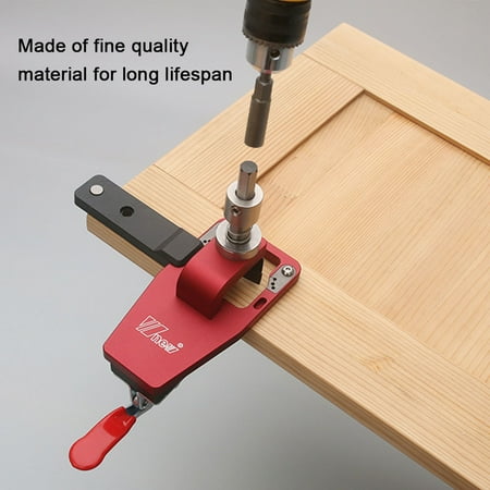 

Arealer 35mm Hinge Boring Tool Hinge Hole Puncher Woodworking Hole Drilling Guide Locator with Fixture Metal Hole Opener
